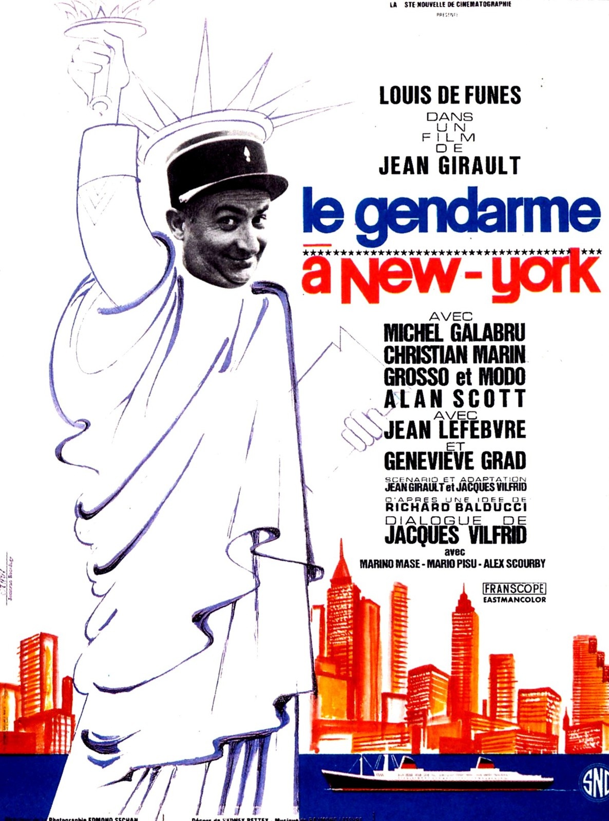 Le gendarme &agrave; New York [Audio: French]