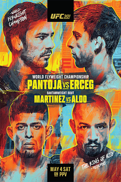 UFC 301 Pantoja vs. Erceg